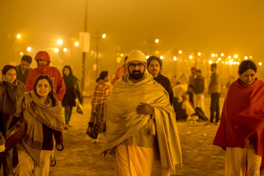 Atmananda was a wandering monk and the 5 disciples always moved with him.