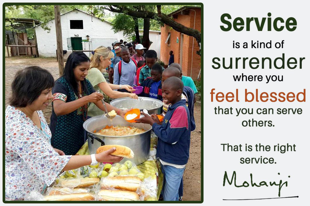 Mohanji quote - Service is a kind of surrender