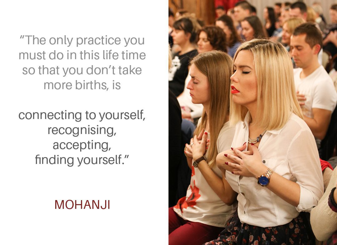 Mohanji quote - The only practice