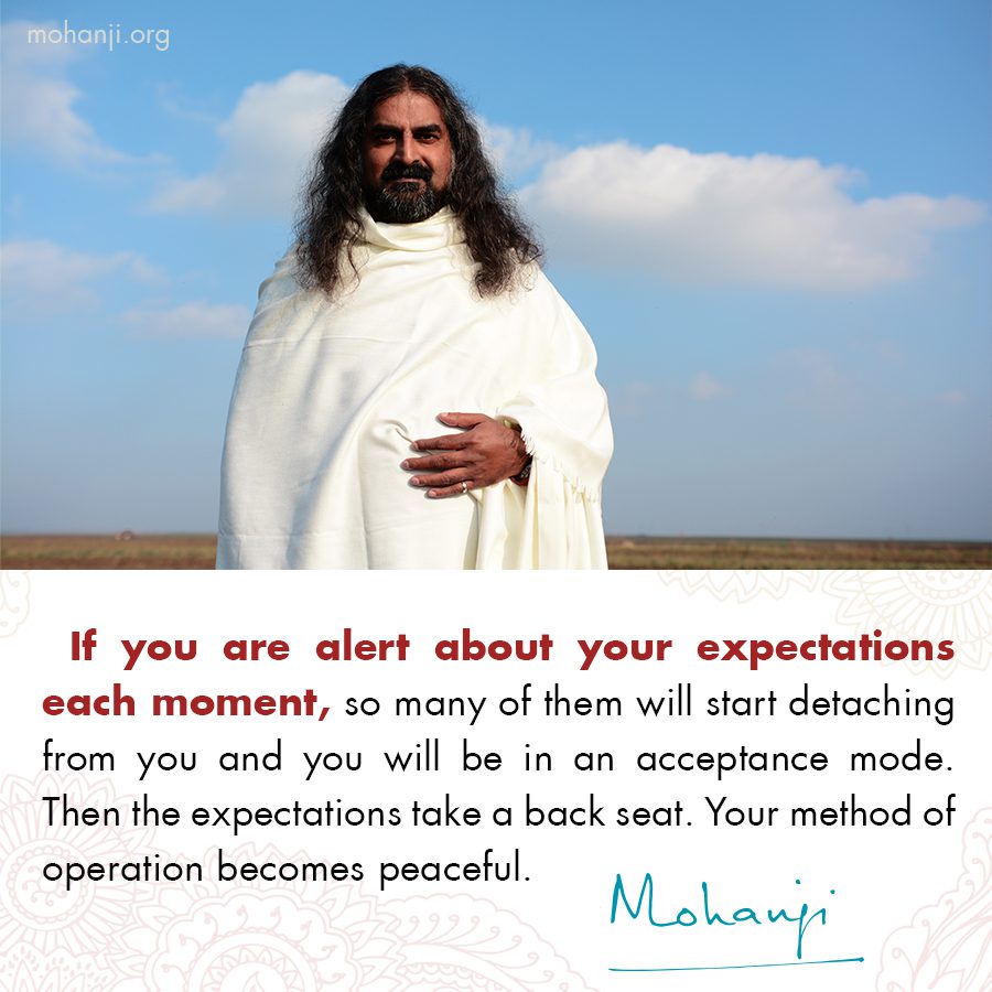 Mohanji quote - Expectations