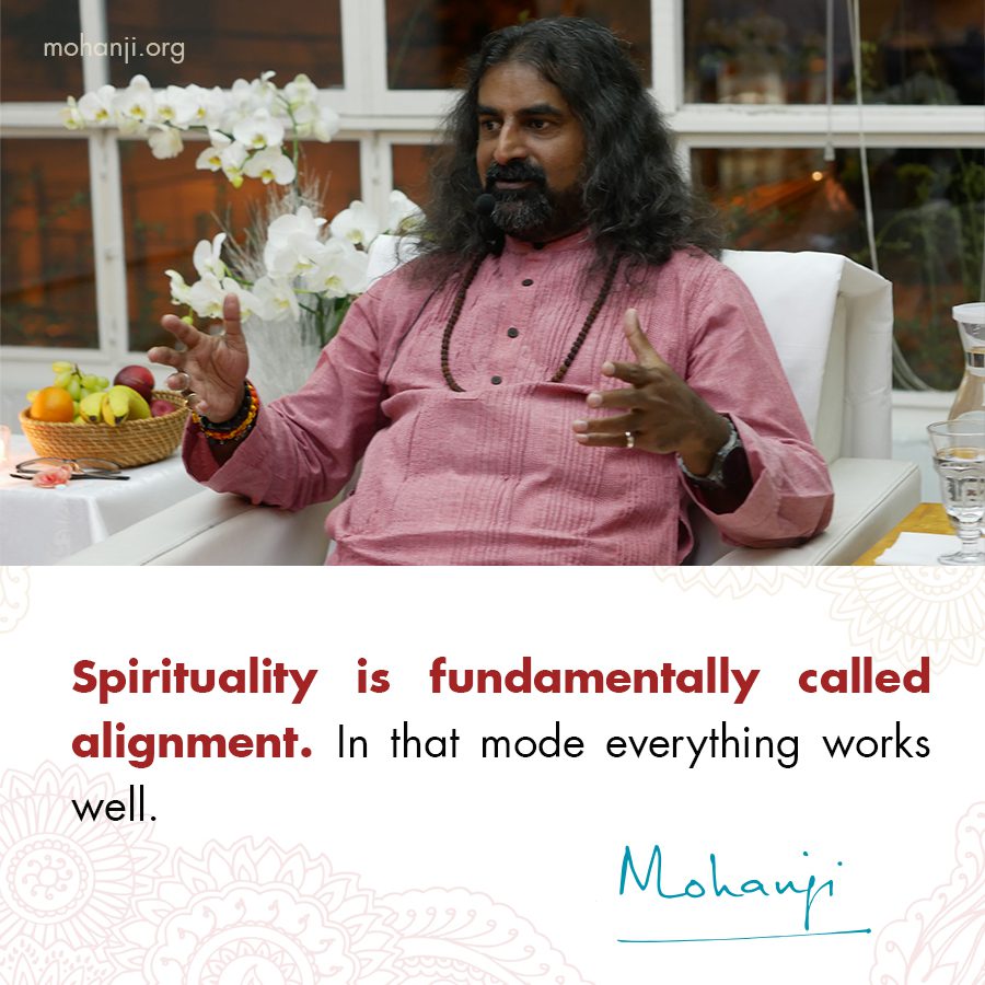 Mohanji quote - Alignment