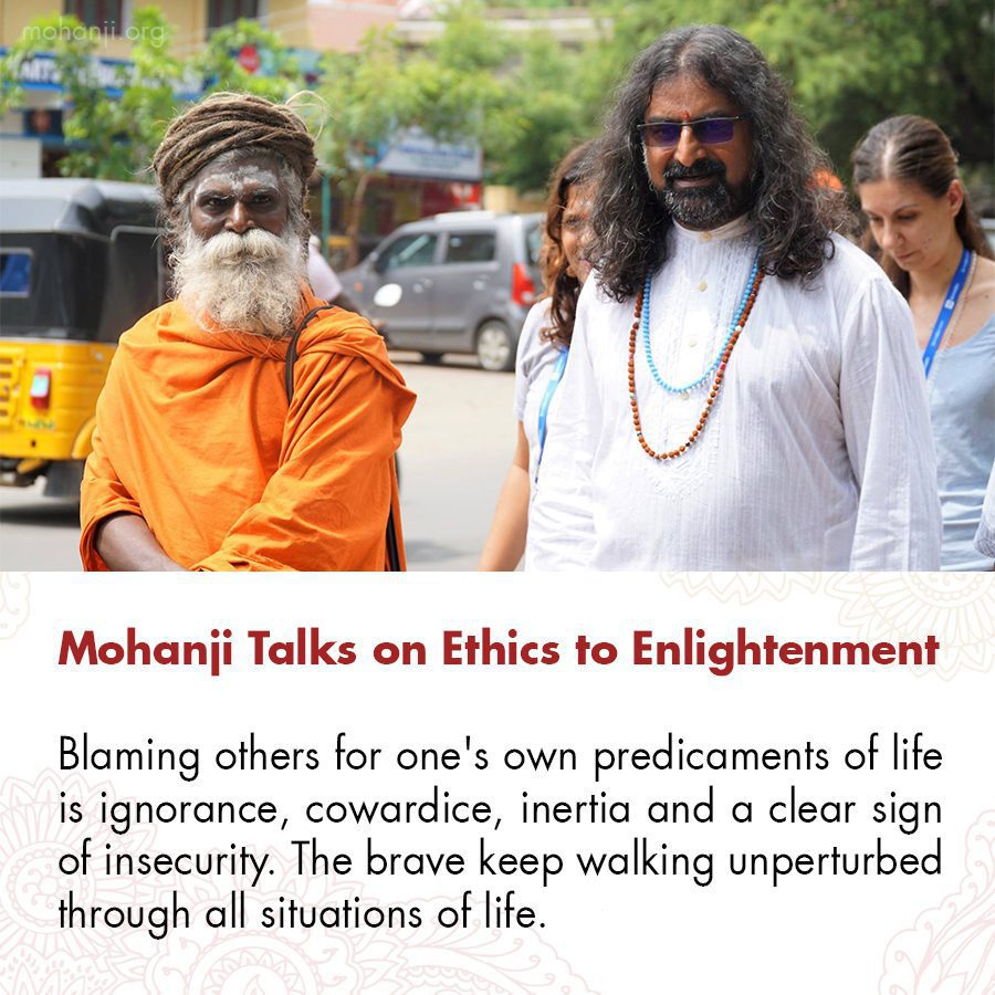 Mohanji quote - Ethics to Enlightenment 5