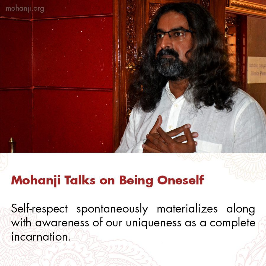 Mohanji quote - Being oneself
