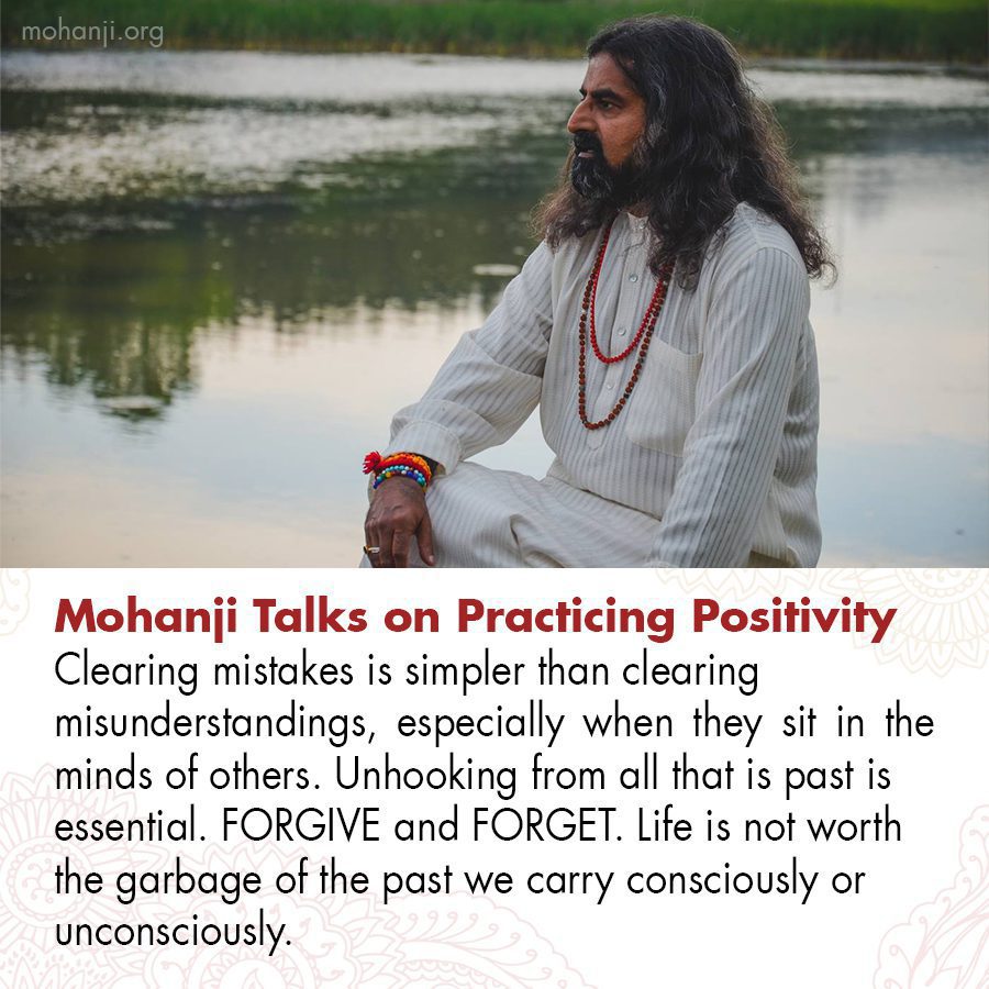 Mohanji quote - Practicing Positivity 21