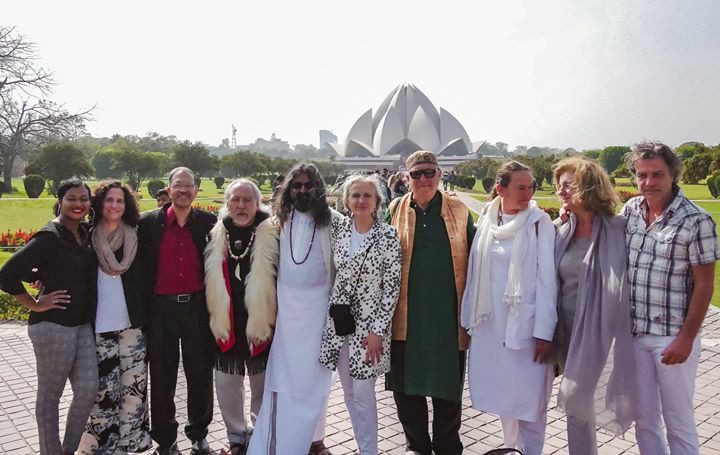 Mohanji at Peace Pledge Project in Delhi - Lotus Temple - Active Peace