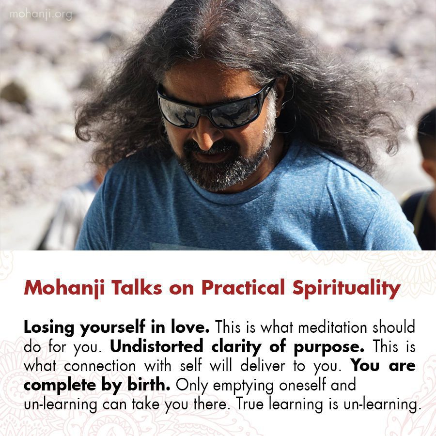 Mohanji quote - Practical Spirituality