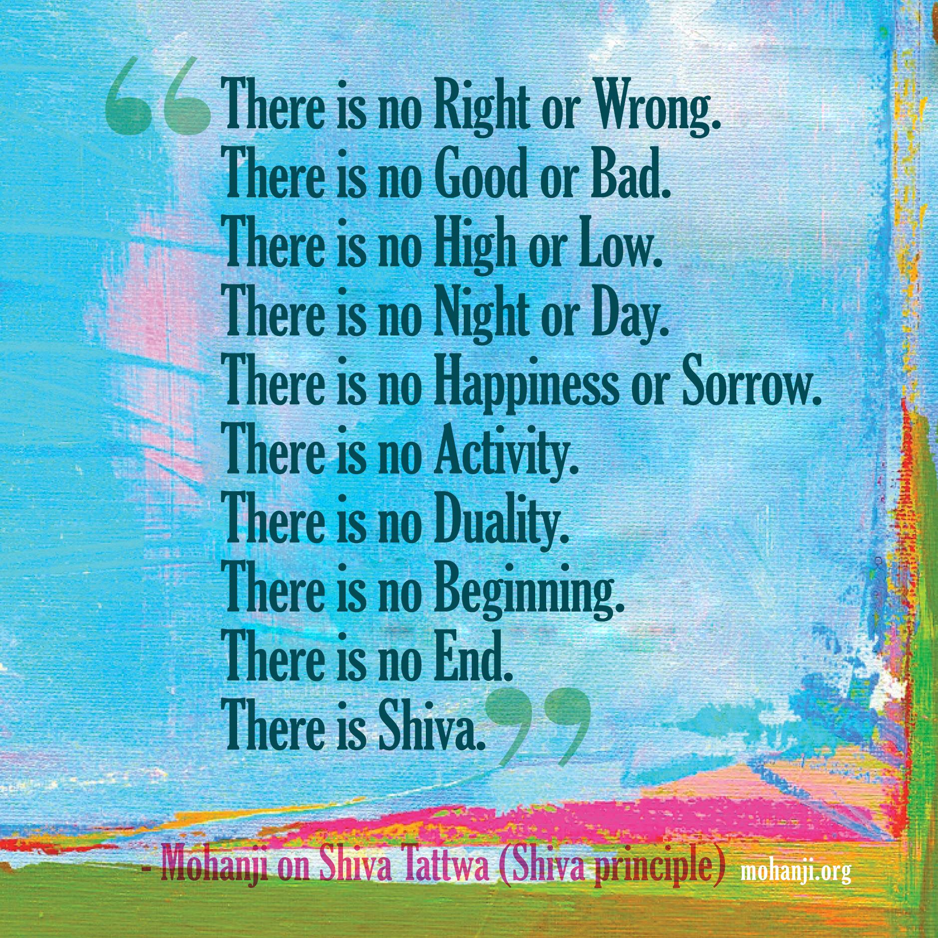 Mohanji quote - Shiva Tattwa12 - Shiva principle