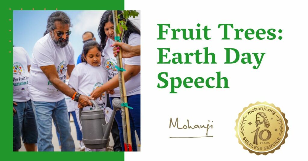 Mohanjićs speech about Fruit Tree Plantation Drive- South Africa 2023