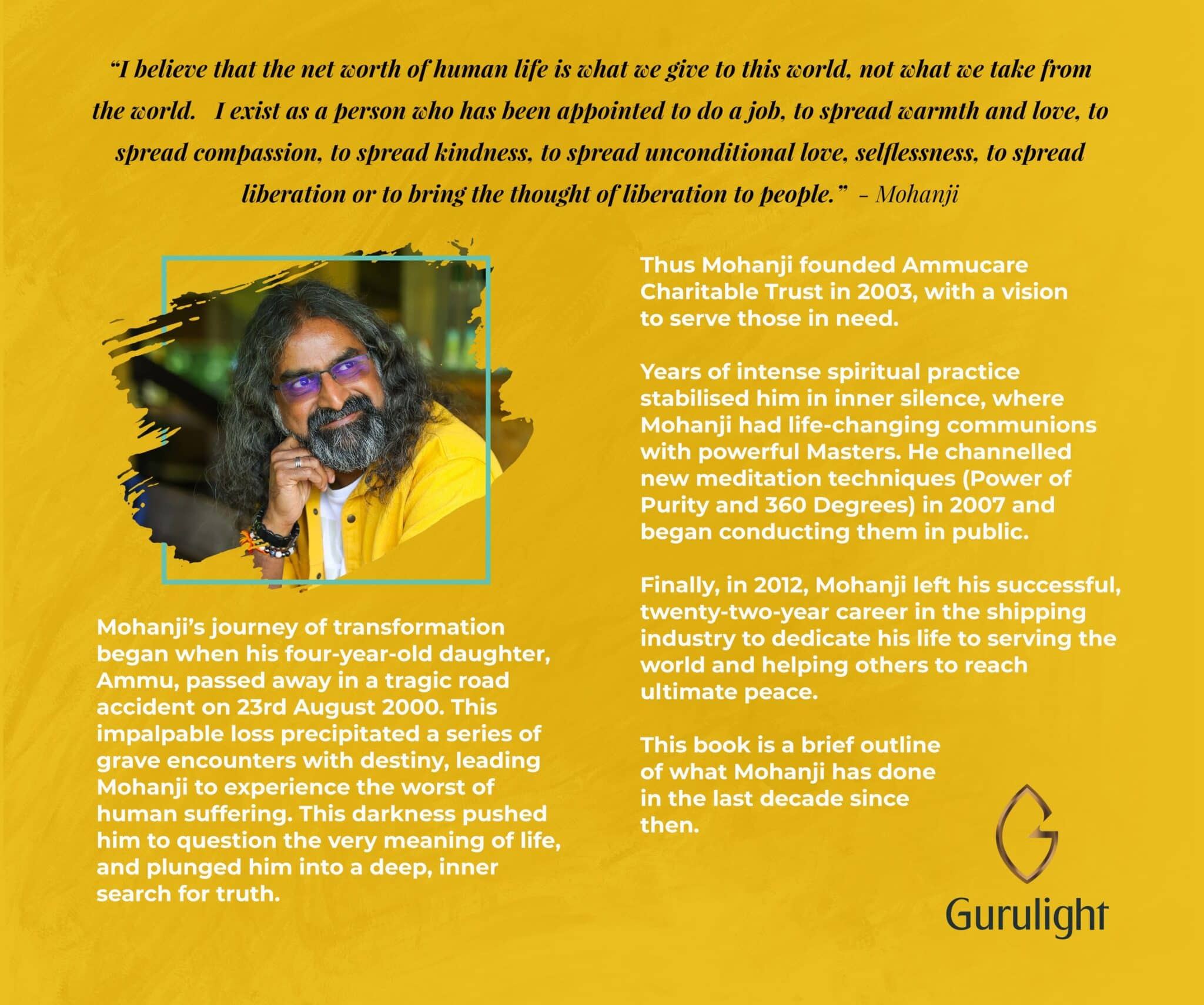Jagat Mitra : A Coffee Table Book by Mohanji Back cover