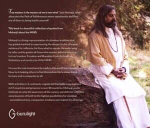 A Coffee Table book by mohanji back cover