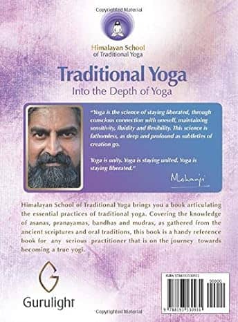 Traditional Yoga: Into The Depth Of Yoga Back Cover