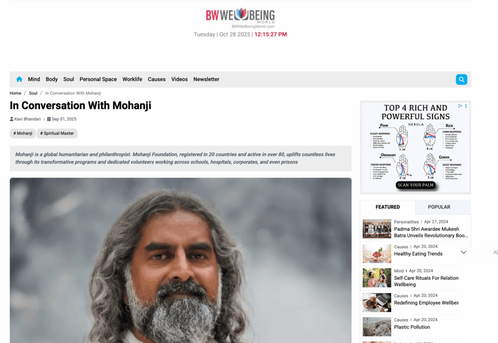 In Conversation with Mohanji