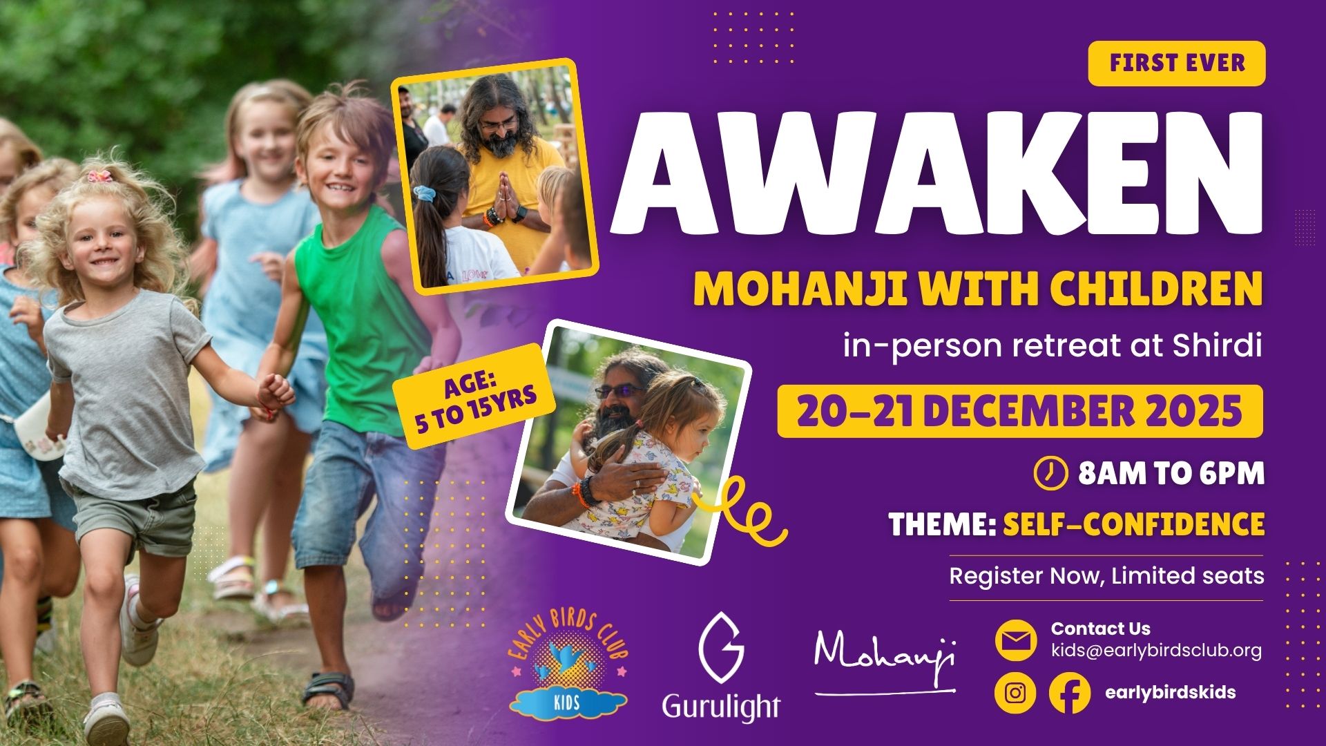 EBC Kids Retreat with Mohanji at Shirdi