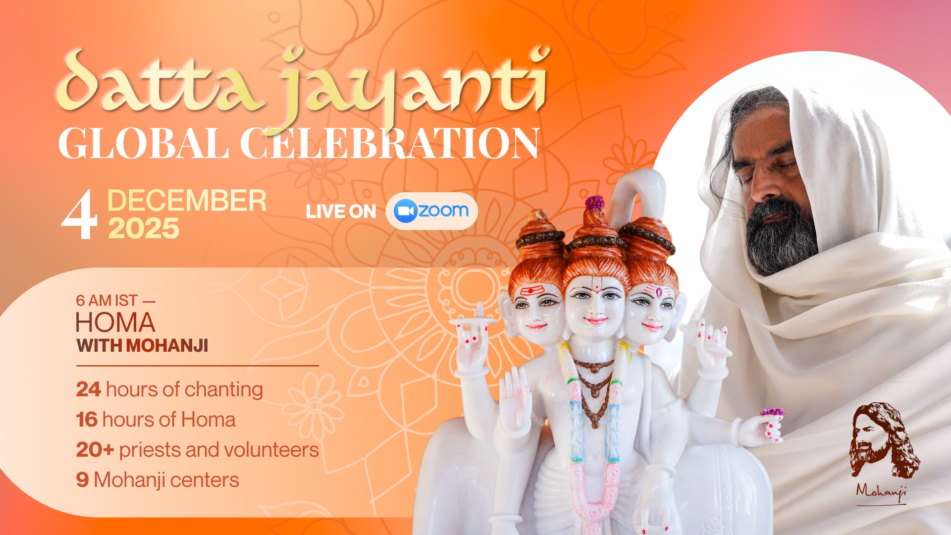 Datta Jayanti Celebration with Mohanji