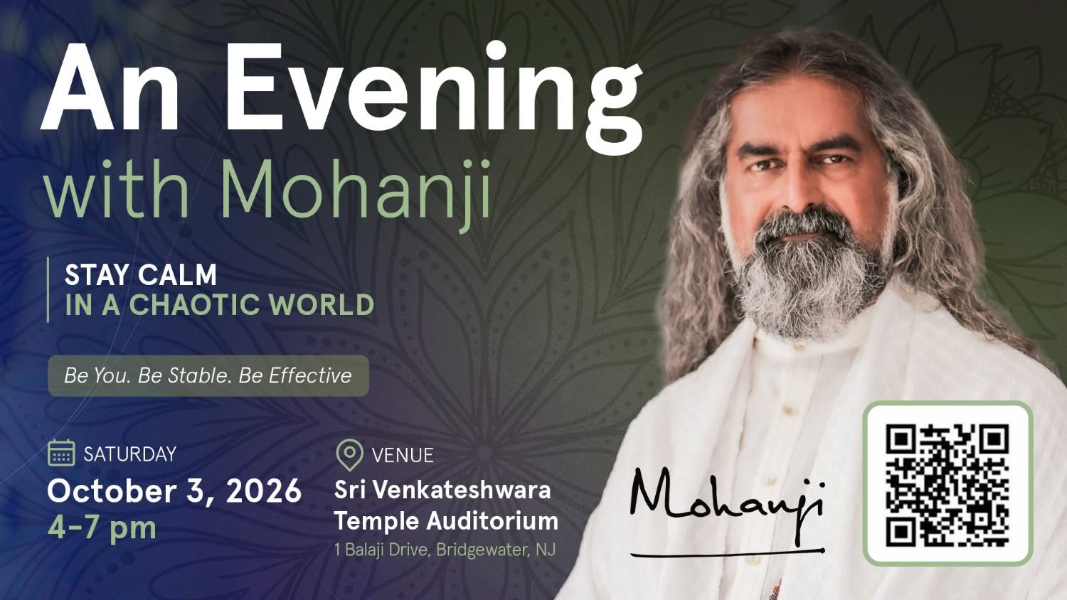 Evening with Mohanji New Jersey