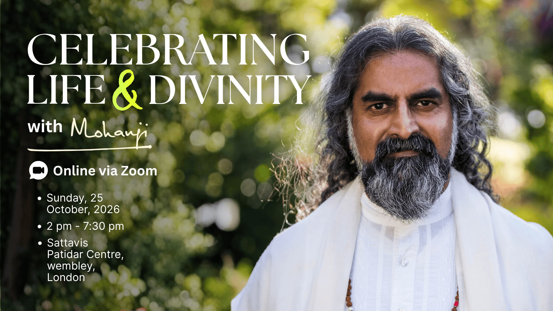 Celebrating Life & Divinity with Mohanji - ONLINE